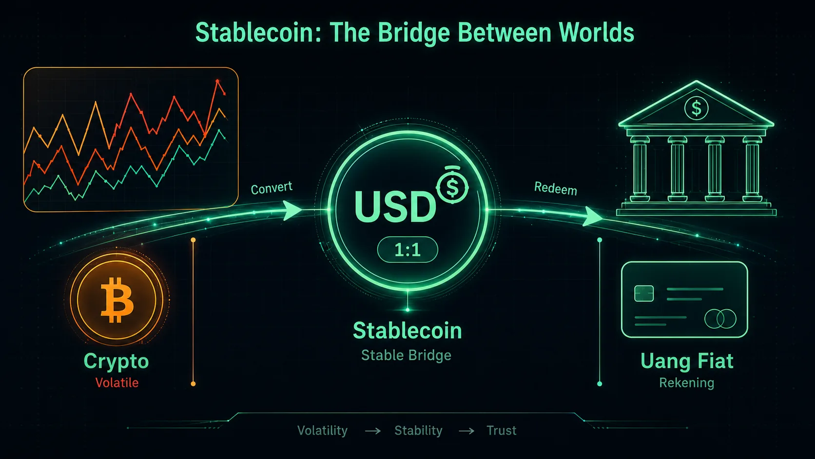 Stablecoin sebagai Jembatan